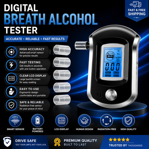 Police digital breath alcohol - digital,